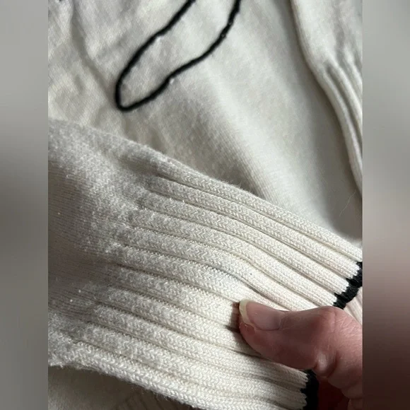 Cute knit embroidered Cat outline sweater Anne Taylor’s Loft - Picture 5 of 6